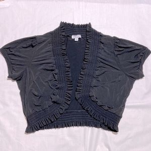 JW Woman Shrug. Size 2X. Like New. Black.